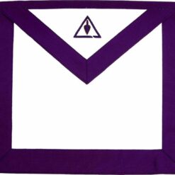 MASONIC COUNCIL ROYAL & SELECT MASTER RSM MEMBER APRON HAND EMBROIDERED